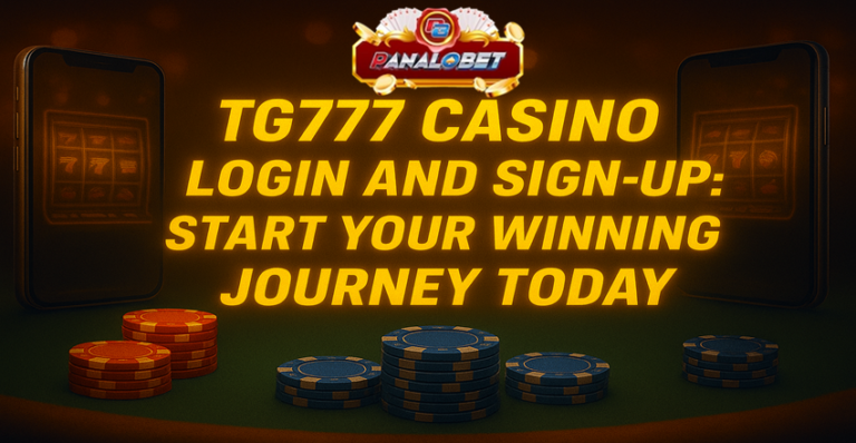 TG777 Casino Login and Sign-Up Guide Start Your Winning Journey Today