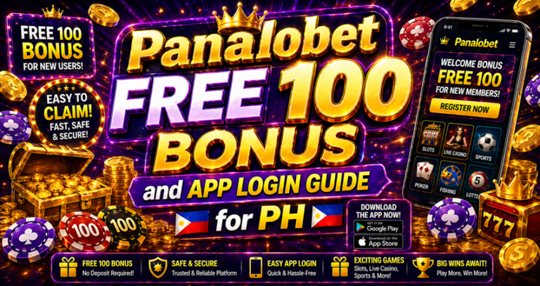 Panalobet Free 100 Bonus and App Login Guide for PH