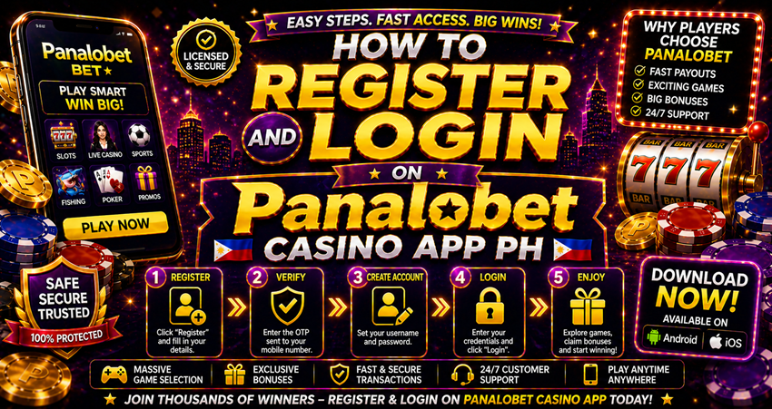 How to Register and Login on Panalobet Casino App PH