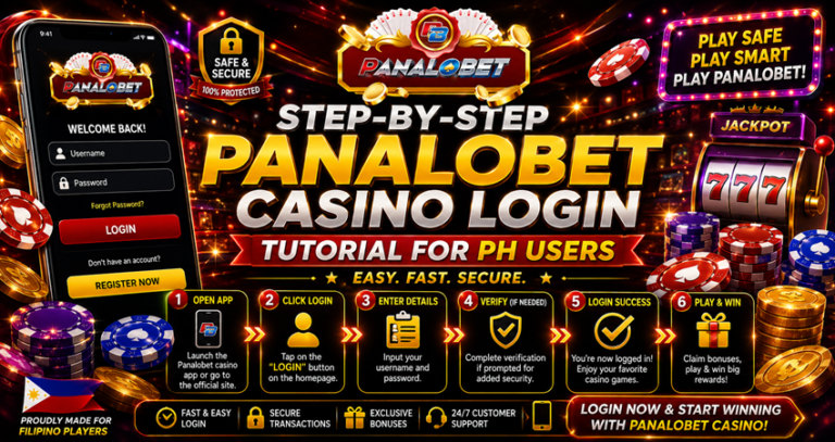 Step-by-Step Panalobet Casino Login Tutorial for PH Users