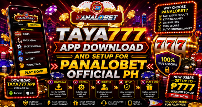 Taya777 App Download and Setup for Panalobet PH