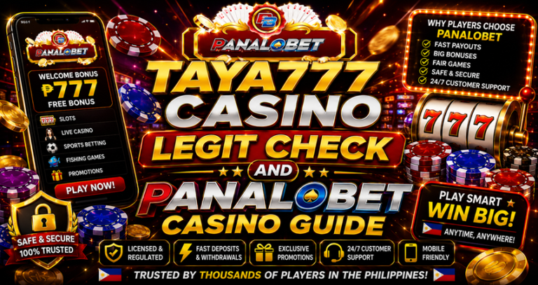 Taya777 Casino Legit Check and Panalobet Casino Guide