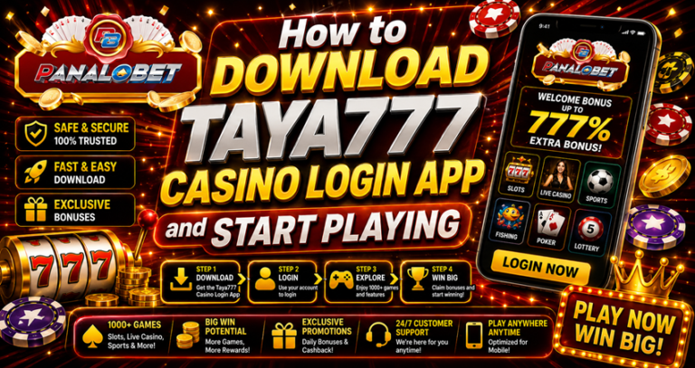 How to Download Taya777 Casino Login App and Start Playing