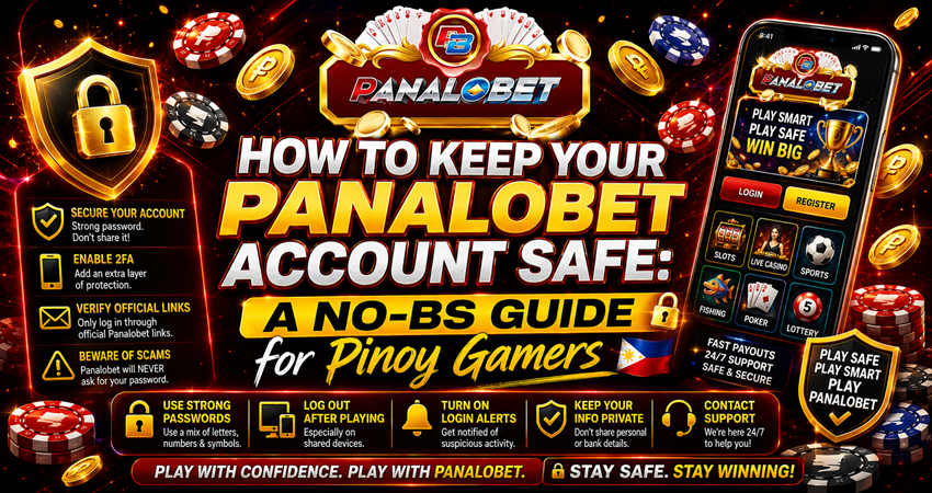 How to Keep Your Panalobet Account Safe A No-BS Guide for Pinoy Gamers