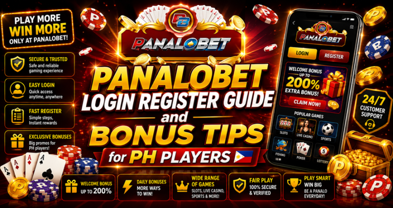 Panalobet Login Register Guide and Bonus Tips for PH Playe