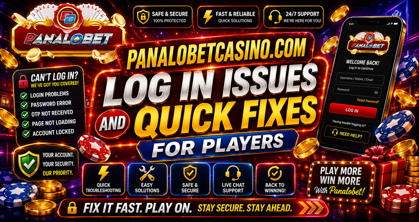 Panalobetcasino.com Log In Issues and Quick Fixes for Players