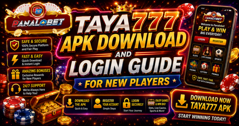 Taya777 APK Download and Login Guide for New Players
