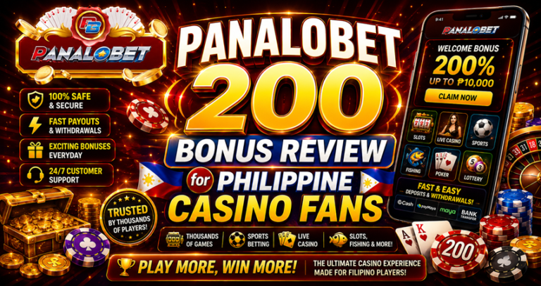 Panalobet 200 Bonus Review for Philippine Casino Fans