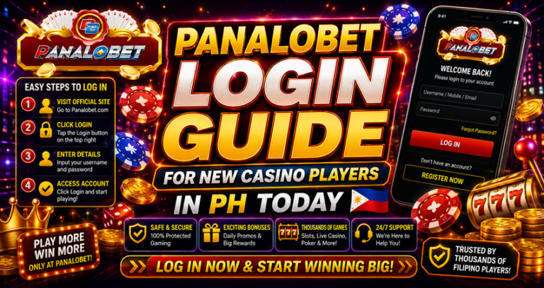 Panalobet Login Guide for New Casino Players in PH Today