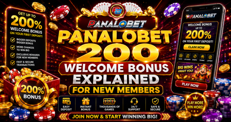 Panalobet 200 Welcome Bonus Explained for New Members