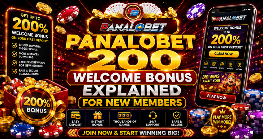 Panalobet 200 Welcome Bonus Explained for New Members