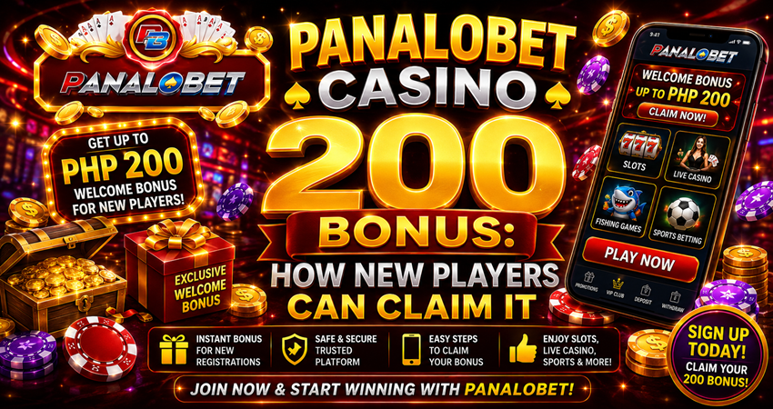 Panalobet Casino 200 Bonus How New Players Can Claim It